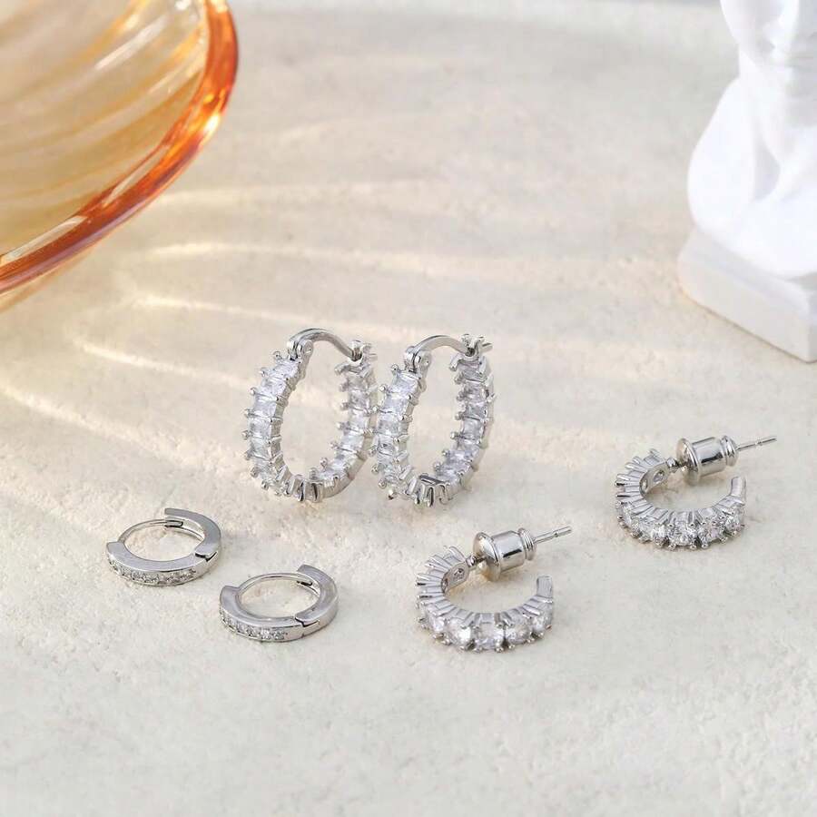 Riviena 3-Pair Earring Set